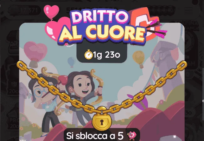 Evento Dritto Al Cuore Monopoly Go (Elenco dei Premi)